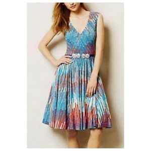 ✨LIKE NEW✨ Anthropologie Plenty Tracy Reese Gallery Row Fit Flare Dress, Size 4